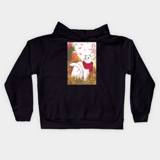 Autumn cat Kids Hoodie